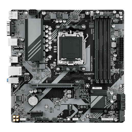 Gigabyte A620M DS3H mATX Motherboard for AMD Socket AM5 CPUs