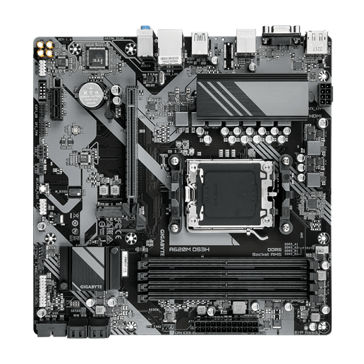 Gigabyte A620M DS3H mATX Motherboard for AMD Socket AM5 CPUs