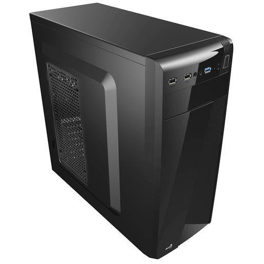 Aero Cool CS1101 Mid Tower Case - Black 
