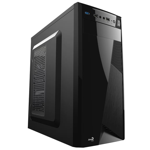 Aero Cool CS1101 Mid Tower Case - Black 