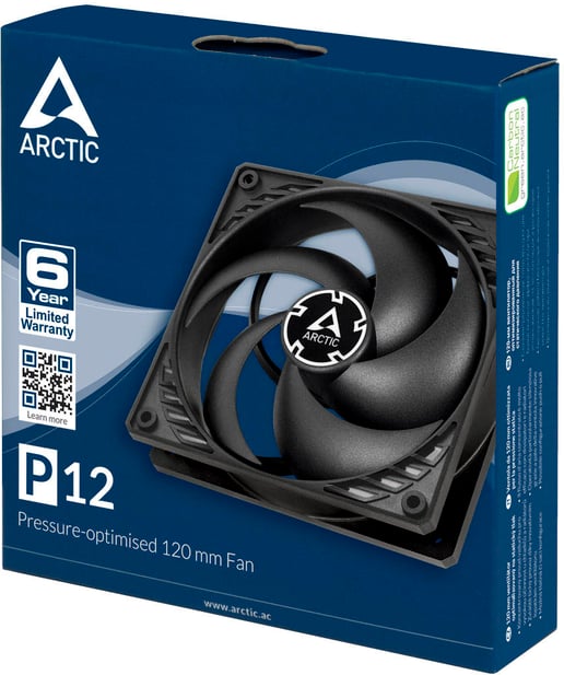 Arctic P12 Pressure Optimised 120mm Chassis Fan