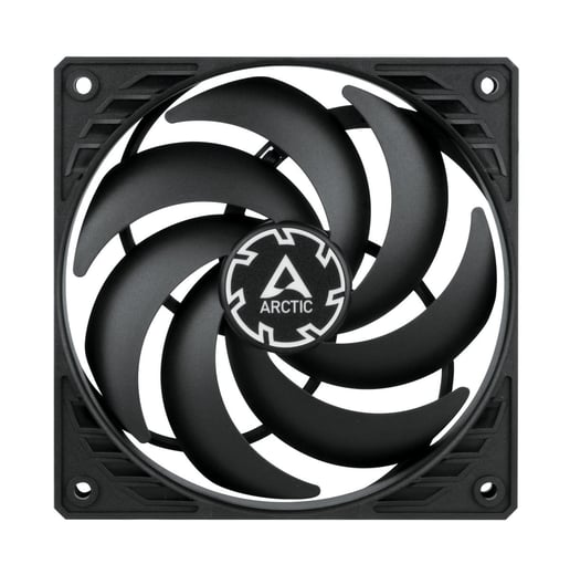 Arctic P12 Slim PWM PST 120mm Chassis Fan in Black