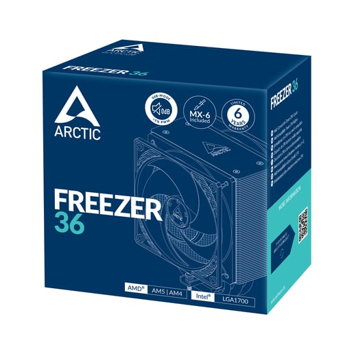 Arctic Freezer 36 Multi Compatible Tower CPU Cooler
