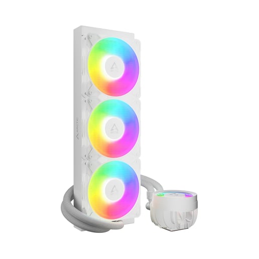 Arctic Liquid Freezer III Pro 360 A-RGB (White) Multi Compatible All-in-One CPU Water Cooler with A-RGB