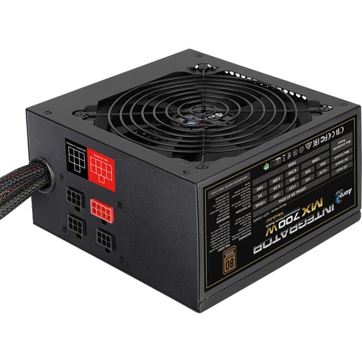 Aero Cool Integrator 700W Semi-Modular Power Supply 80 Plus Silver