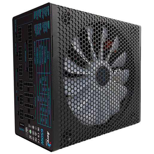 Aero Cool Project 7 P650 650W Modular Power Supply 80 Plus Platinum