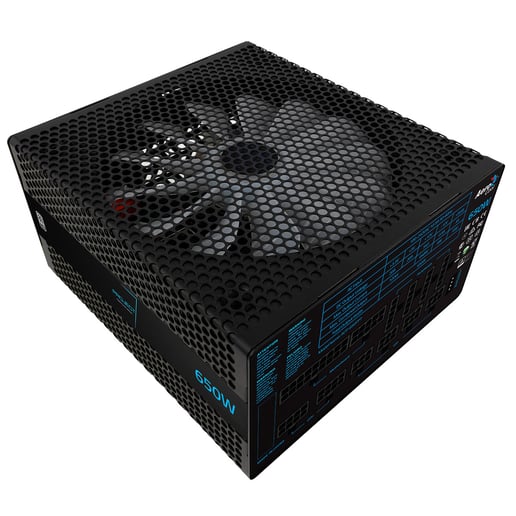 Aero Cool Project 7 P650 650W Modular Power Supply 80 Plus Platinum