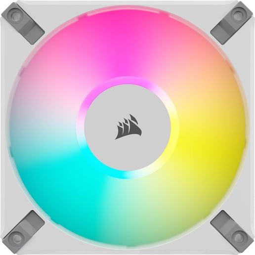 Corsair iCUE AF120 RGB ELITE WHITE 120mm PWM Fan in White