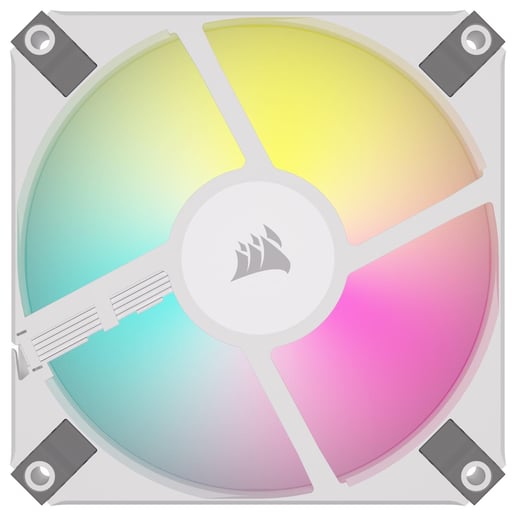 CORSAIR AF120 RGB SLIM 120mm RGB Fan - White