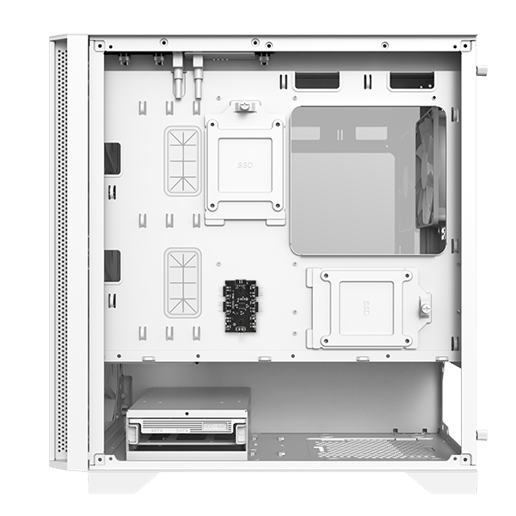 Montech Air 100 ARGB Mid Tower Gaming Case - White 