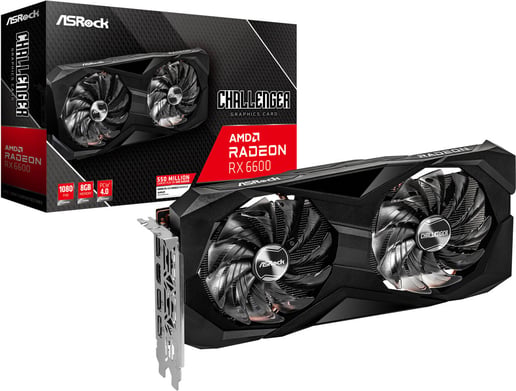 ASRock Radeon RX 6600 Challenger D 8GB Graphics Card