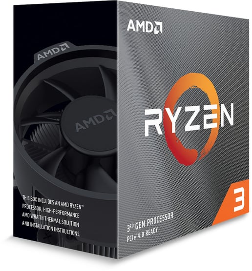 AMD Ryzen 3 3300X 3.8GHz Quad Core AM4 CPU 