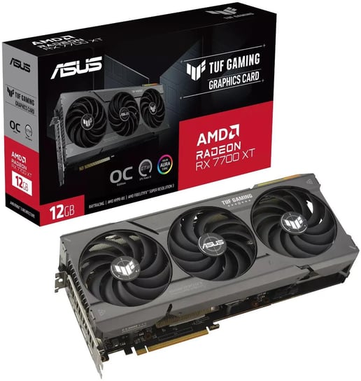 ASUS Radeon RX 7700 XT TUF OC 12GB GDDR6 Graphics Card