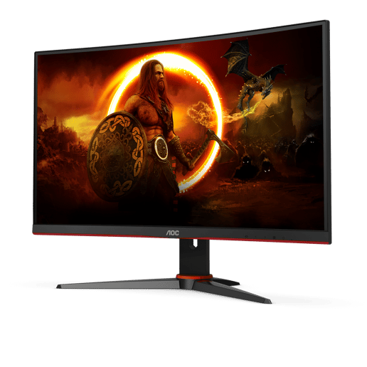 AOC C24G2AE/BK 23.6" Full HD Curved Gaming Monitor - VA, 165Hz, 1ms, Speakers