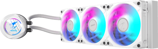Gigabyte AORUS WATERFORCE II 360 ICE All-in-One 360mm Liquid CPU Cooler in White