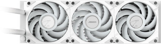 Gigabyte AORUS WATERFORCE II 360 ICE All-in-One 360mm Liquid CPU Cooler in White