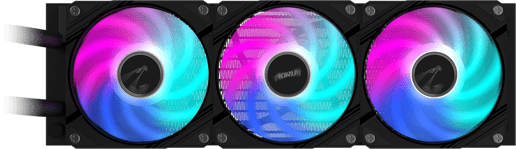 Gigabyte AORUS WATERFORCE II 360 All-in-One 360mm Liquid CPU Cooler in Black