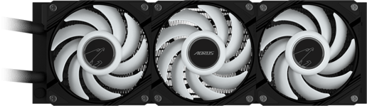 Gigabyte AORUS WATERFORCE II 360 All-in-One 360mm Liquid CPU Cooler in Black