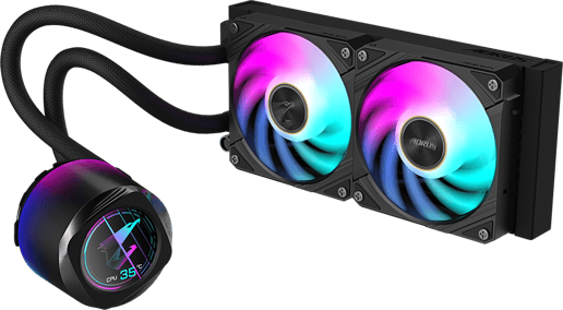 Gigabyte AORUS WATERFORCE X II 240 All-in-One 240mm Liquid CPU Cooler in Black