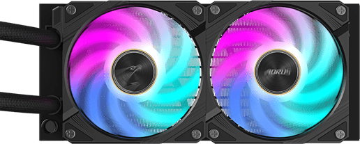 Gigabyte AORUS WATERFORCE X II 240 All-in-One 240mm Liquid CPU Cooler in Black