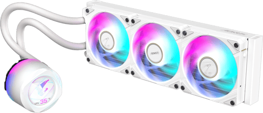 Gigabyte AORUS WATERFORCE X II 360 ICE All-in-One 360mm Liquid CPU Cooler in White