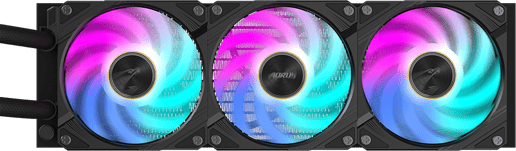 Gigabyte AORUS WATERFORCE X II 360 All-in-One 360mm Liquid CPU Cooler in Black
