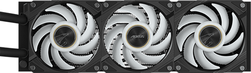 Gigabyte AORUS WATERFORCE X II 360 All-in-One 360mm Liquid CPU Cooler in Black