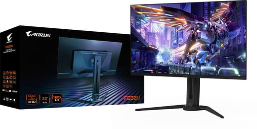 Gigabyte AORUS FO32U 32" 4K Gaming Monitor - OLED, 165Hz, 0.03ms, Speakers, HDMI