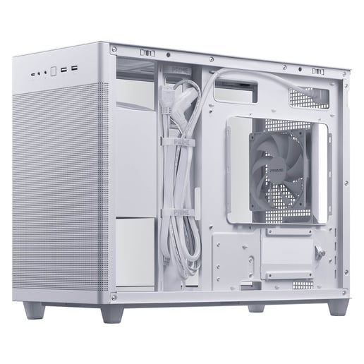 ASUS Prime AP201 TG Mid Tower Case - White 