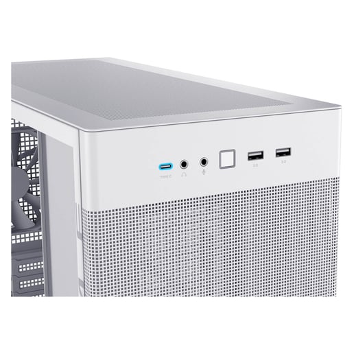 ASUS Prime AP201 TG Mid Tower Case - White 