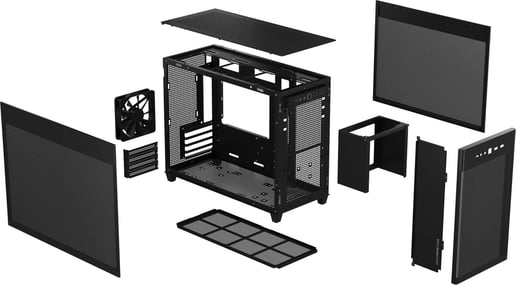 ASUS Prime AP201 Mid Tower Case - Black 