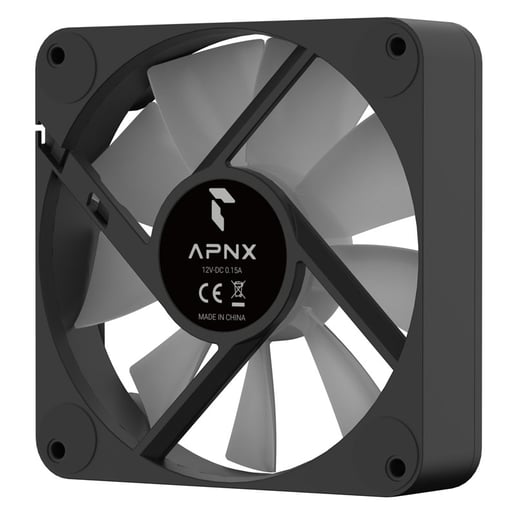 APNX FP1 120mm ARGB PWM Chassis Fan in Black