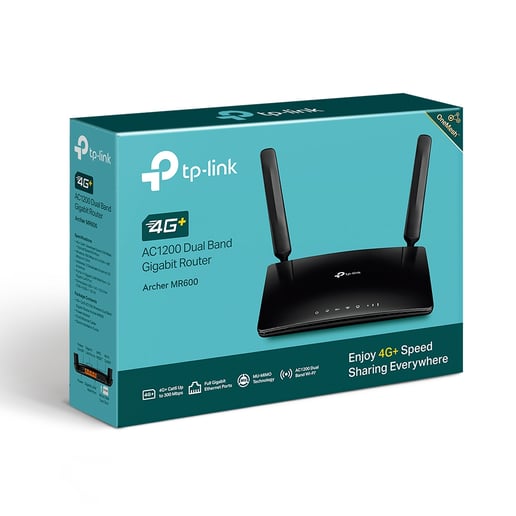 TP-Link Archer MR600 V2 4G+ Cat6 AC1200 Wireless Dual Band Gigabit Router