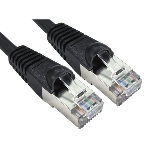 Cables Direct 1m CAT6A Patch Cable (Black)