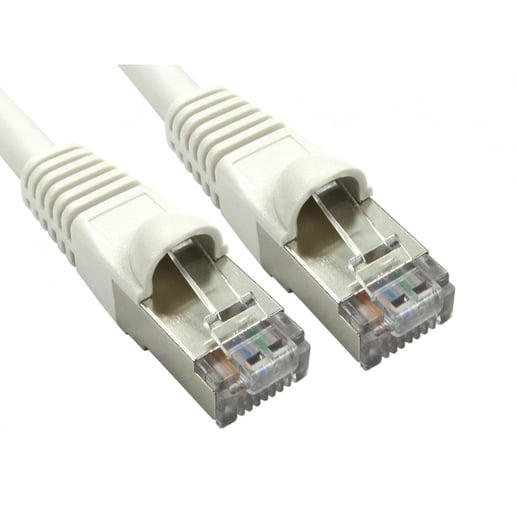 Cables Direct 10m CAT6A Patch Cable (White)