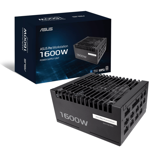 1600W ASUS Pro WS 1600W Platinum Modular 80 Plus Platinum PSU