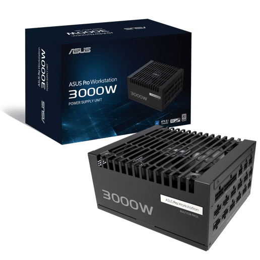 3000W ASUS Pro WS 3000W Platinum Modular 80 Plus Platinum PSU
