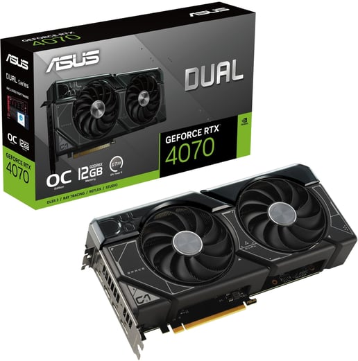 ASUS GeForce RTX 4070 Dual OC 12GB GDDR6X Graphics Card