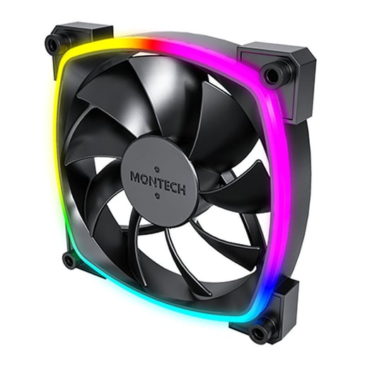 Montech AX120 PWM 120mm ARGB Fan in Black