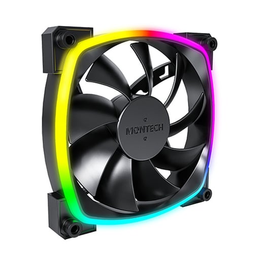 Montech AX120 PWM 120mm ARGB Fan in Black