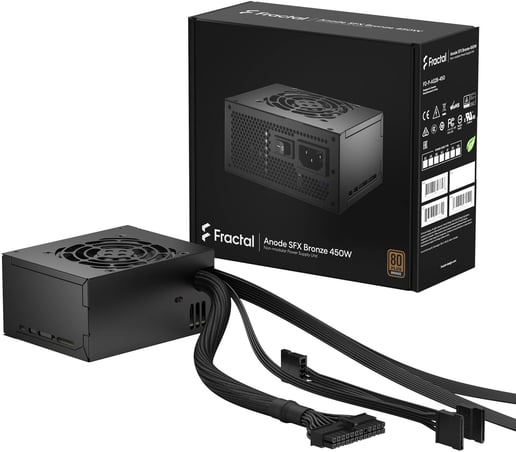 Fractal Design Anode 450W Power Supply 80 Plus Bronze