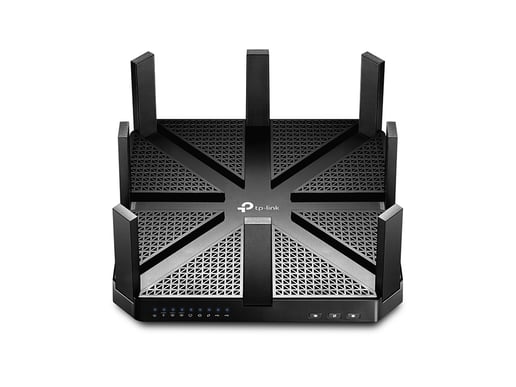 TP-Link Archer C5400 2 x 2167Mbps (5GHz) 1000Mbps (2.4GHz) Tri-Band Wireless MU-MIMO Gigabit Router Black (V1.0)