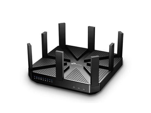 TP-Link Archer C5400 2 x 2167Mbps (5GHz) 1000Mbps (2.4GHz) Tri-Band Wireless MU-MIMO Gigabit Router Black (V1.0)