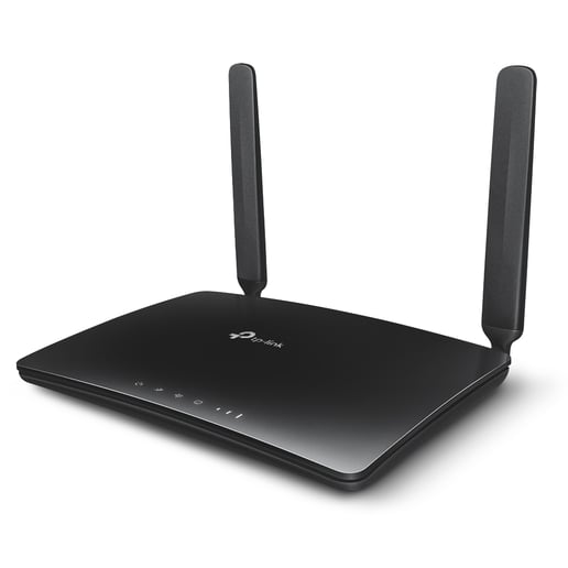 TP-Link Archer MR200 V4 AC750 433Mbps (5GHz) 300Mbps (2.4GHz) Dual-Band Wireless 4G LTE Router (Black) V1.0