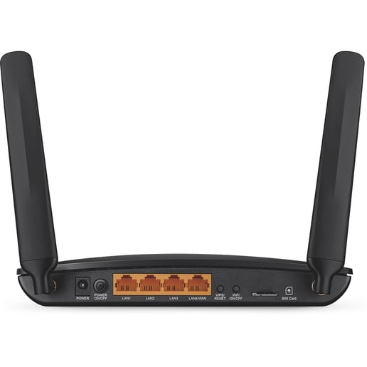 TP-Link Archer MR200 V4 AC750 433Mbps (5GHz) 300Mbps (2.4GHz) Dual-Band Wireless 4G LTE Router (Black) V1.0
