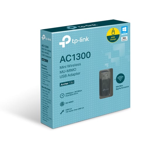 TP-Link Archer T3U 867Mbps Wi-Fi 5 USB Adapter 