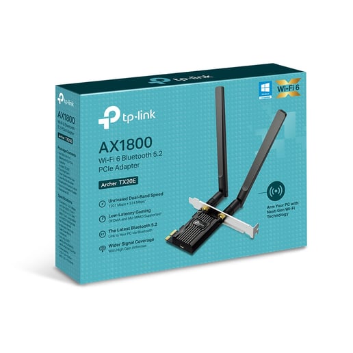 TP-Link Archer TX20E 1800Mbps Wi-Fi 6 PCIe Adapter 