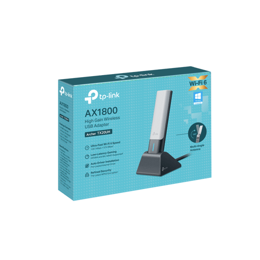 TP-Link Archer TX20UH 1800Mbps Wi-Fi 6 USB Adapter 