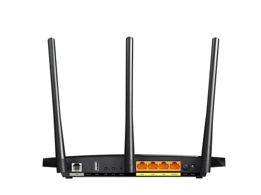 TP-Link Archer VR400 AC1200 867Mbps (5GHz) 300Mbps (2.4GHz) Dual-Band Wireless VDSL/ADSL Modem Router Black (V1.0)