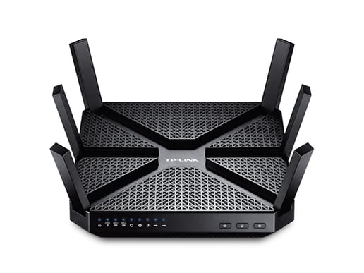 TP-LINK Archer C3200 2 x 1300Mbps (5GHz) 600Mbps (2.4GHz) Tri-Band Wireless Gigabit Router Black (V1.0)